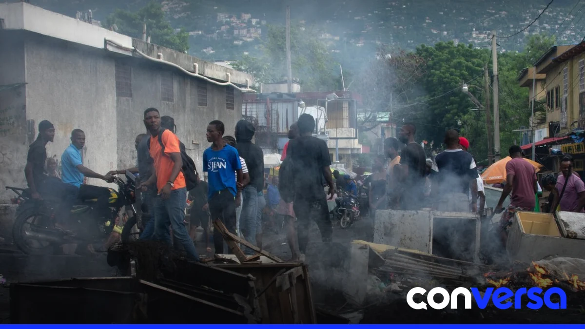 Fuerzas de Supresión de Pandillas (GSF) en Puerto Príncipe, Haití.