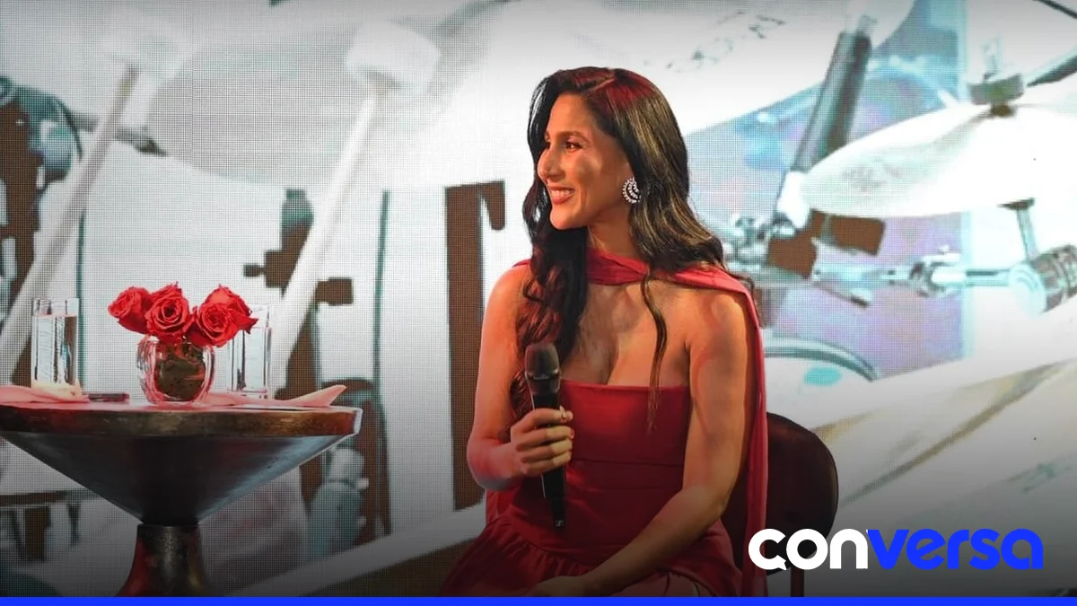 Nathalie Peña-Comas en un concierto reciente, destacando su conexión con la música mexicana.