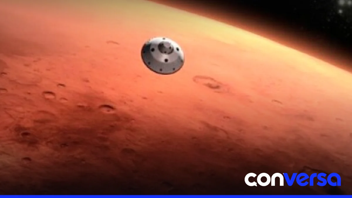 Imagen de Marte capturada por la nave espacial Perseverance.