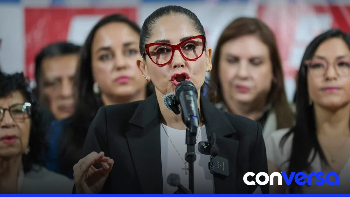 Luisa González en prisión preventiva, en una imagen de archivo.