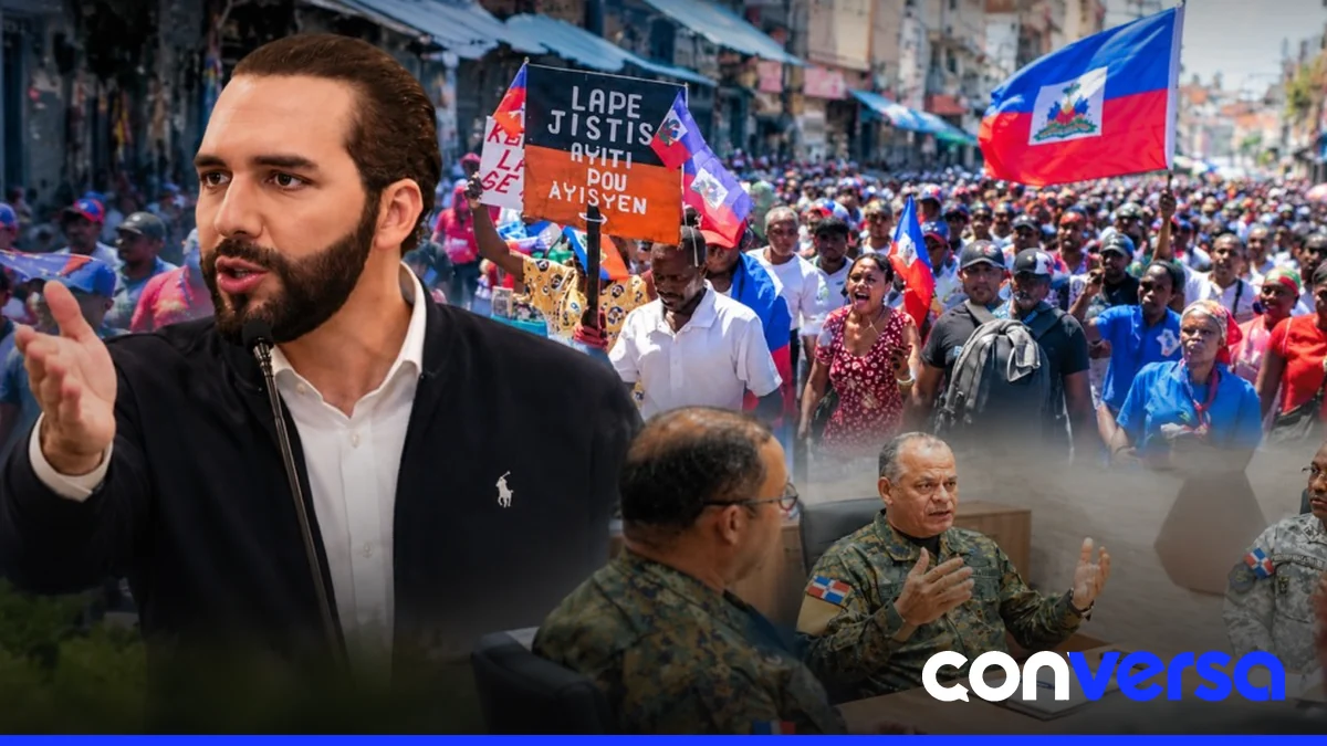 Fuerzas Armadas dominicanas en la frontera con Haití.