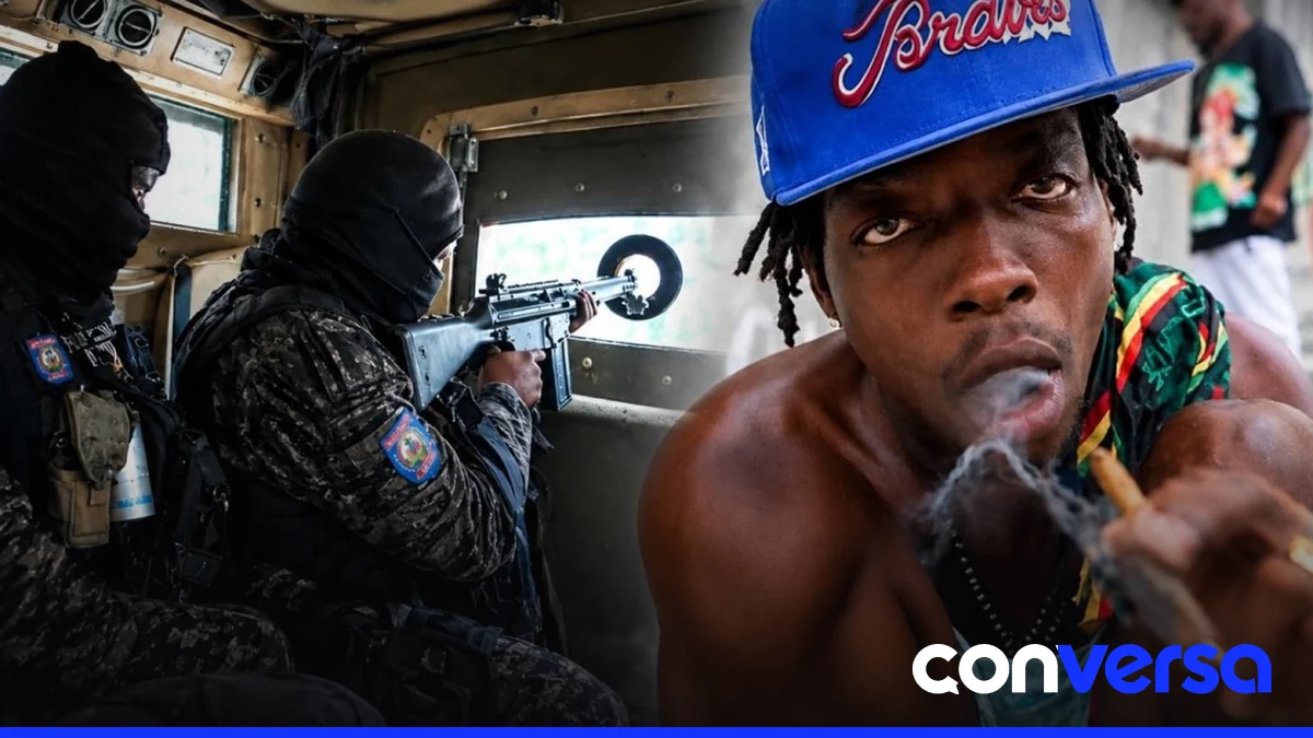 Fuerzas de seguridad haitianas en operativo en el sector de Bercy.