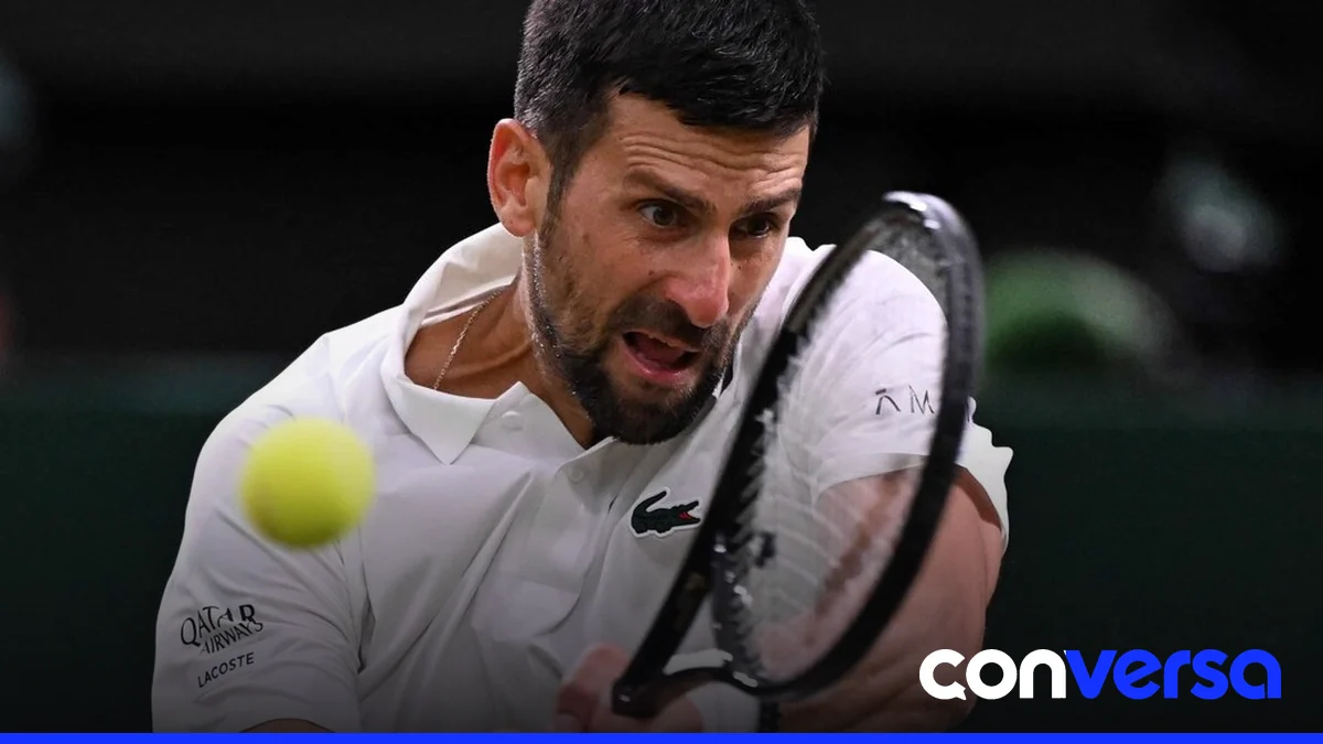 Djokovic durante el partido en Basilea