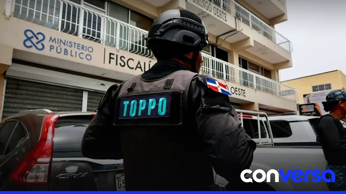 Imagen de una gallera en Pedro Brand, donde se encontró la droga.