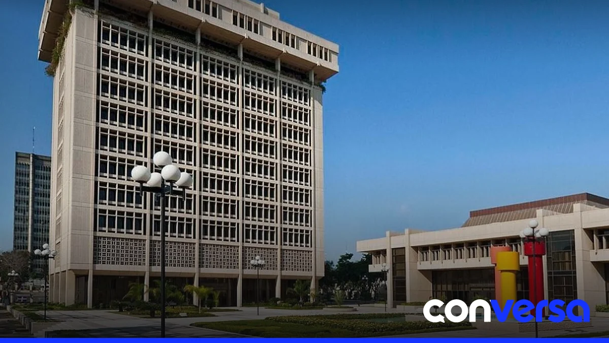 Imagen de un informe financiero del Banco Central de la República Dominicana.