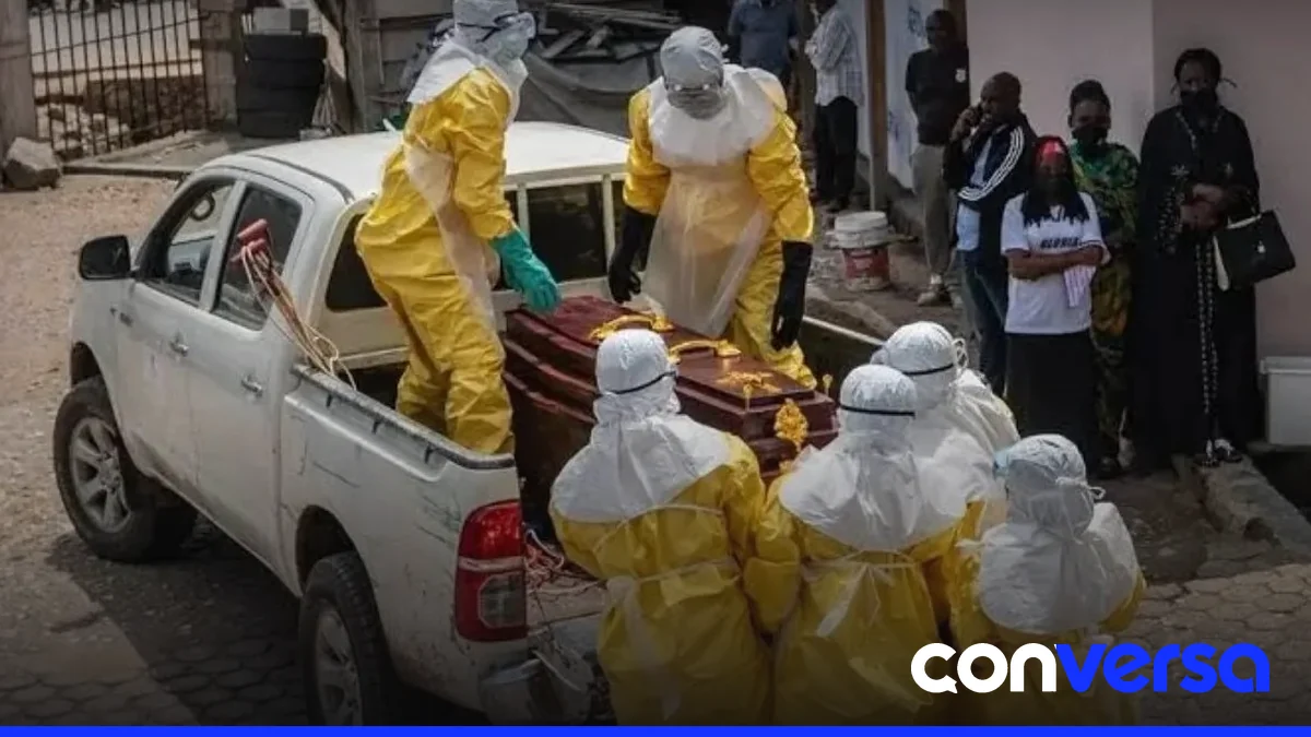 Niños en una zona afectada por la crisis humanitaria en la República Democrática del Congo.
