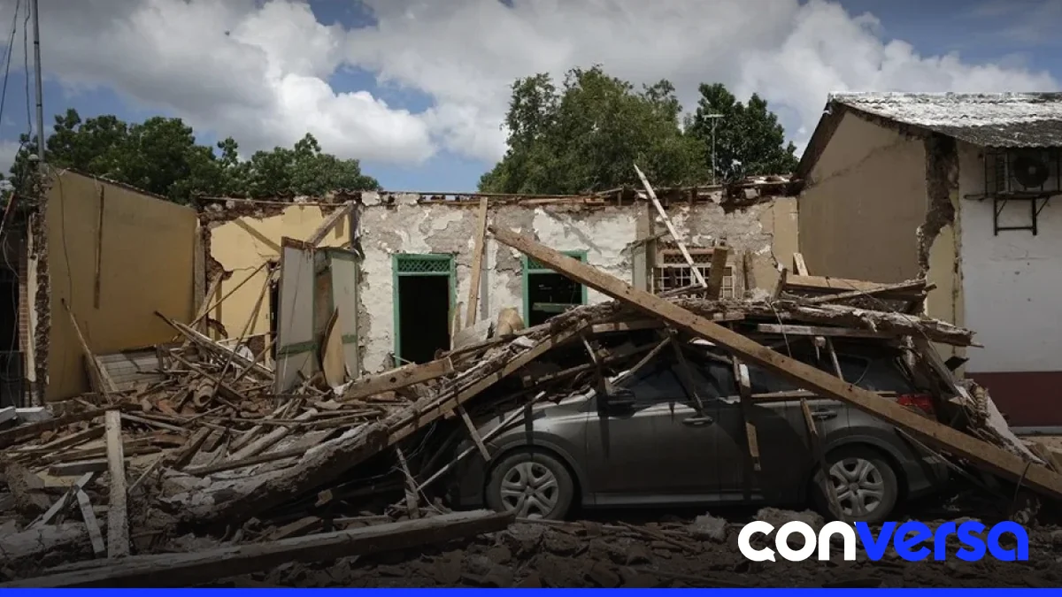 Imagen de una zona afectada por el terremoto en Panamá.