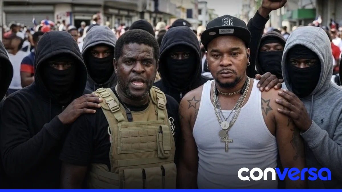 Líderes de bandas criminales haitianas publican videos en redes sociales desafiando a Nayib Bukele.