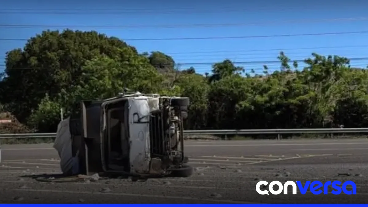 Imagen de una vía pública en Puerto Plata, donde se registraron accidentes de tránsito.