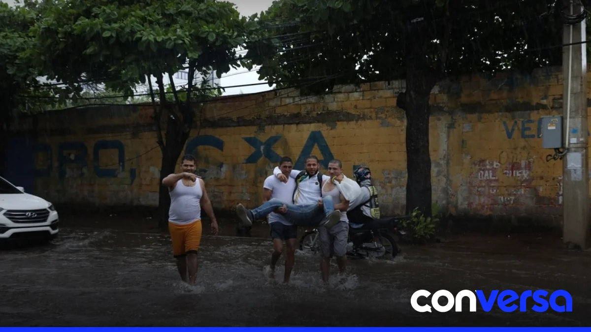 Imagen de un mapa con provincias en alerta por lluvias.