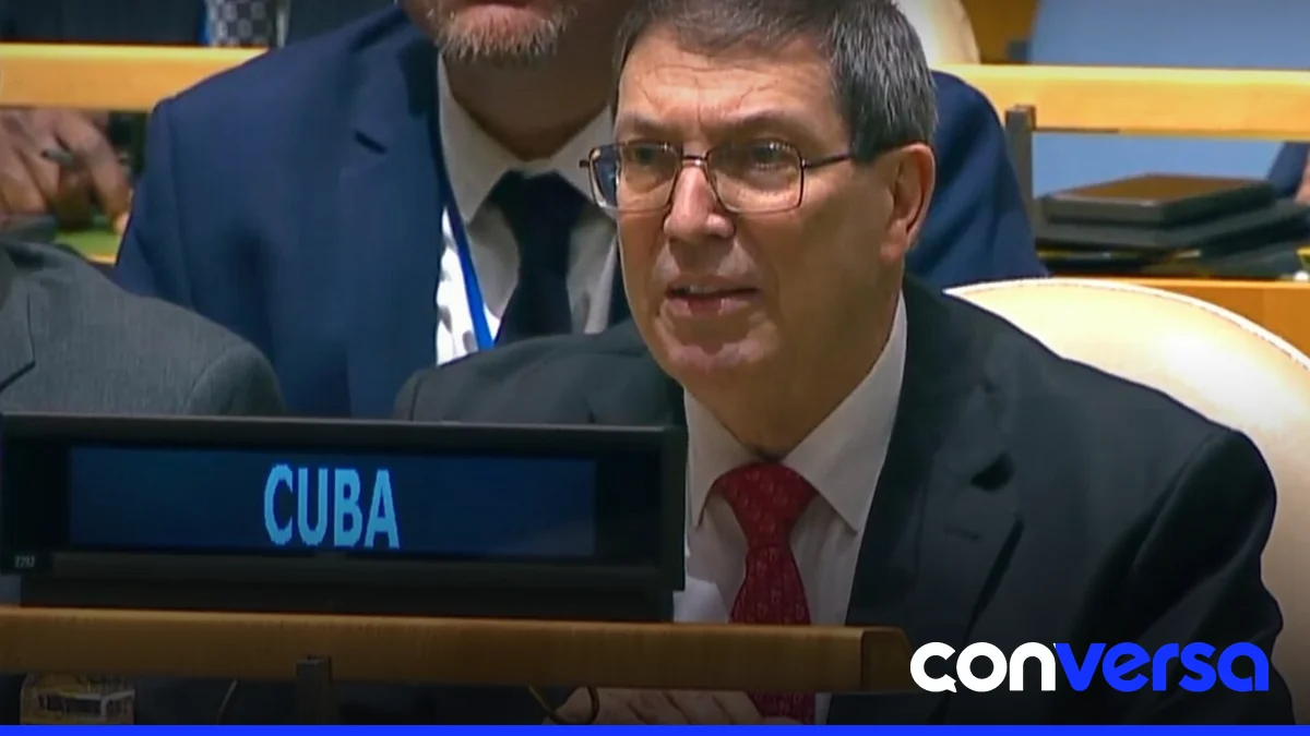 Foto de la Asamblea General de la ONU donde se muestra la participación de representantes de distintos países.