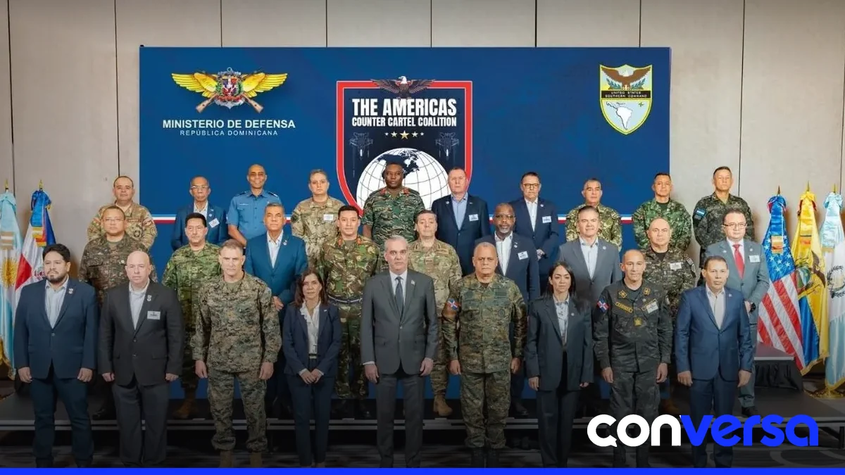 Autoridades de defensa y seguridad de 19 naciones participan en la cumbre internacional en Santo Domingo.