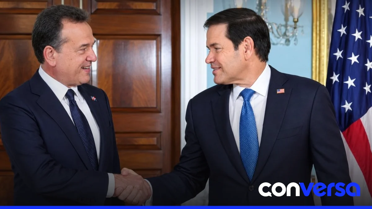 Foto de archivo del ministro Víctor Bisonó en una reunión internacional.