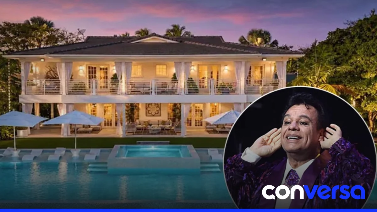 Imagen de la mansión de Juan Gabriel en Southwest Ranches, Florida.