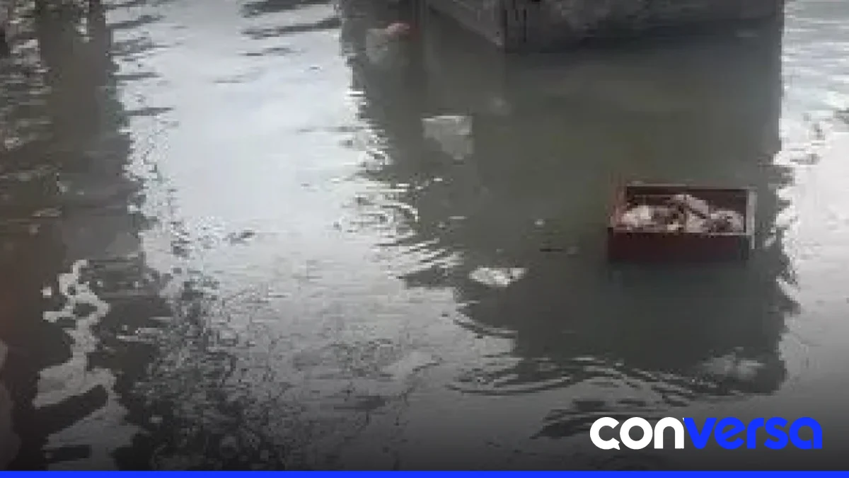 Vista de la calle Primera número 330 en Maquiteria, afectada por las inundaciones.