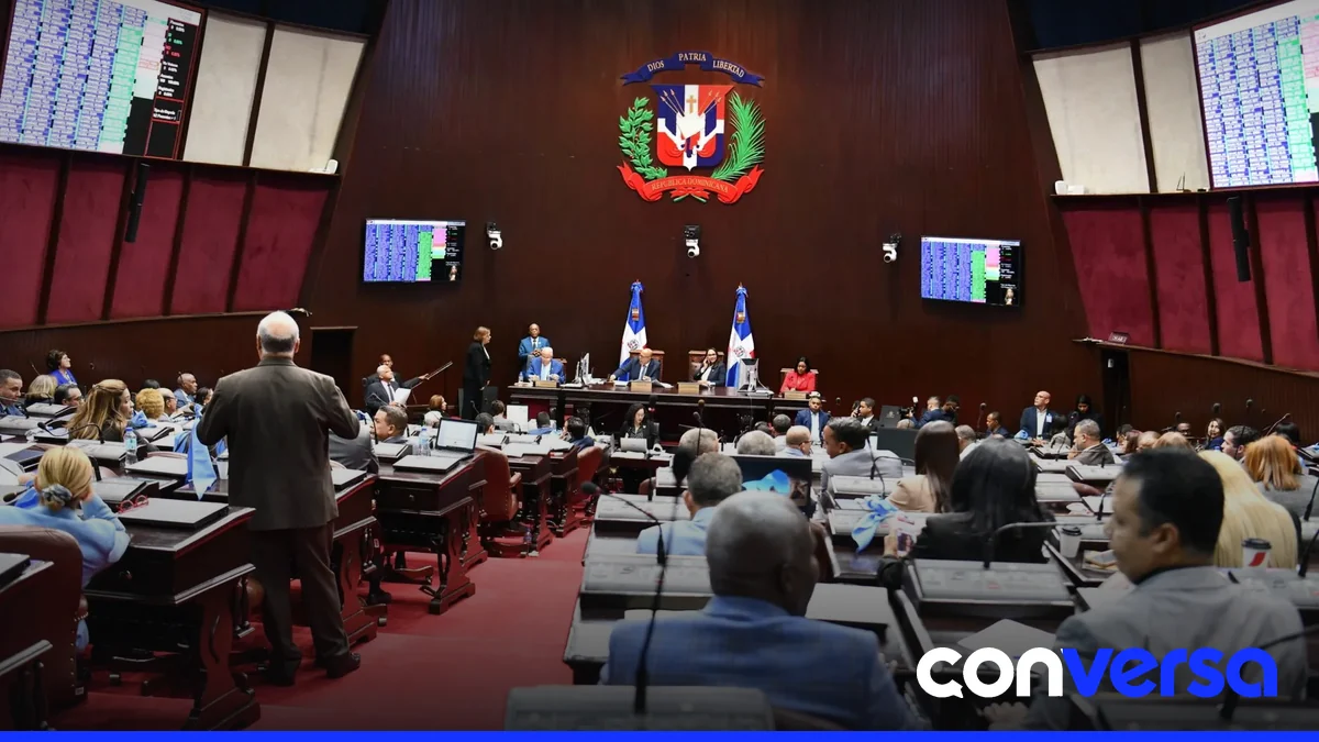 Fotografía de la Cámara de Diputados en Santo Domingo.
