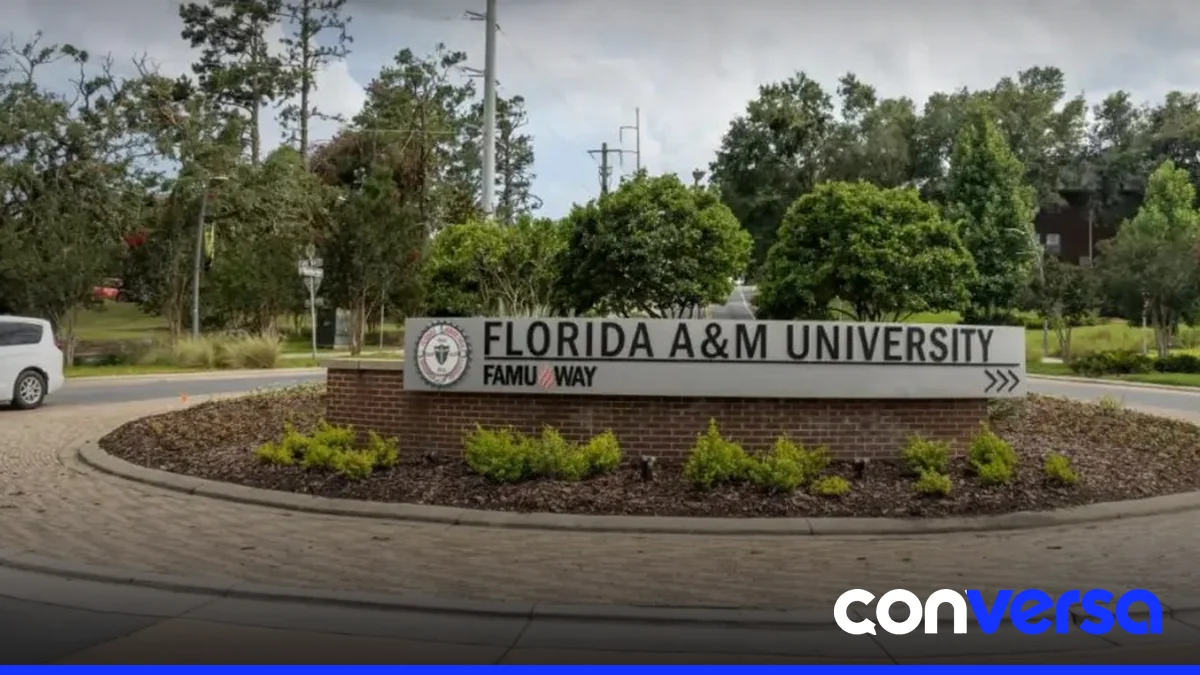 Imagen de la zona del estadio de la Universidad Florida A&M en Tallahassee.