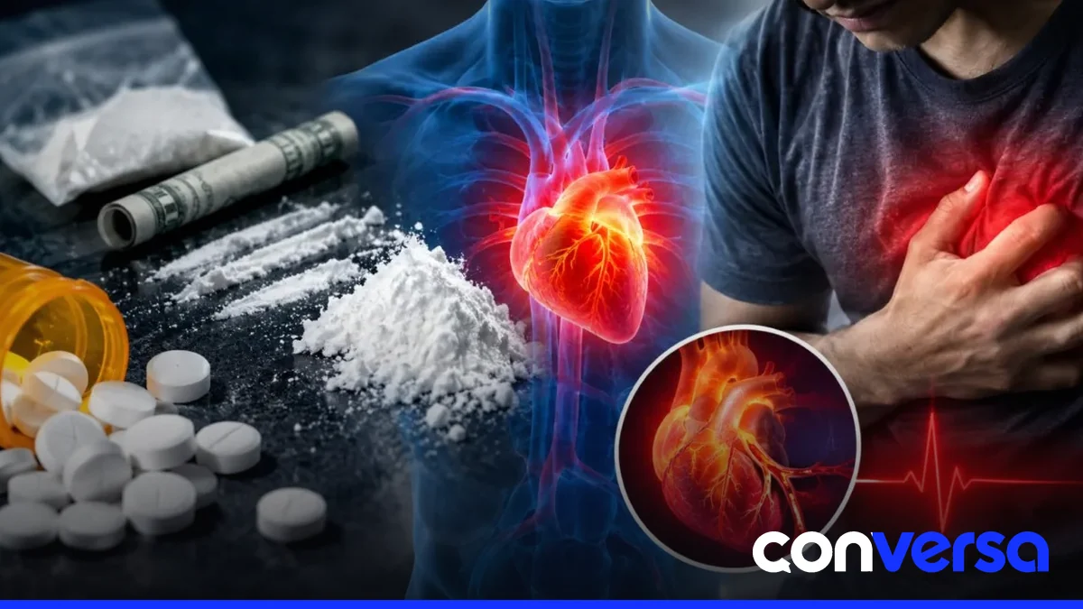 Imagen ilustrativa de un corazón humano en una consulta médica.