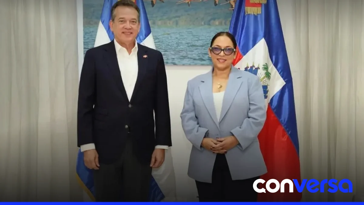 Imagen de la frontera entre Haití y República Dominicana.
