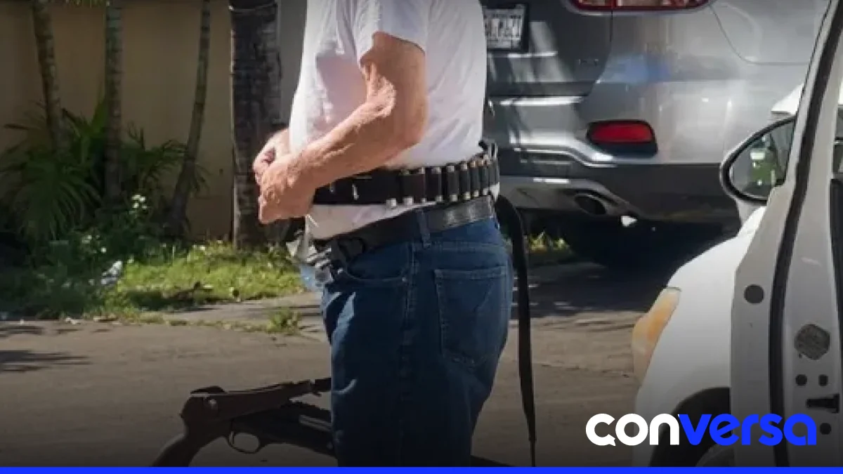 Imagen de un conflicto social en el residencial El Sembrador, en Ciudad Juan Bosch.