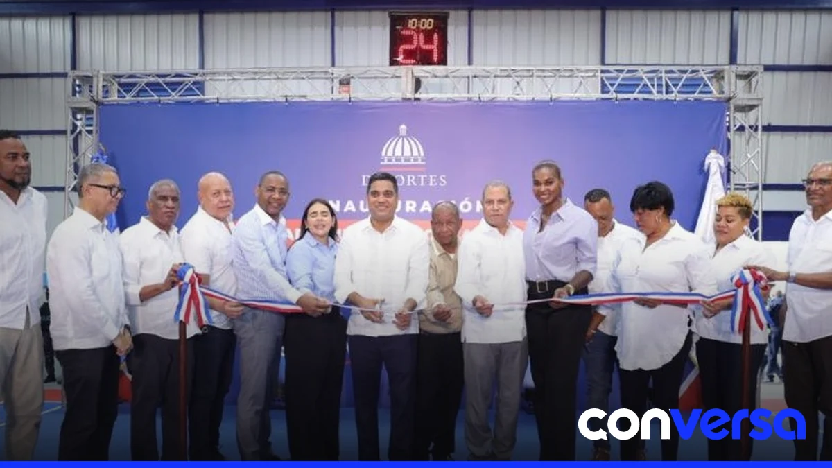 Imagen del techado multiuso del Club Óscar Santana en el ensanche Espaillat.