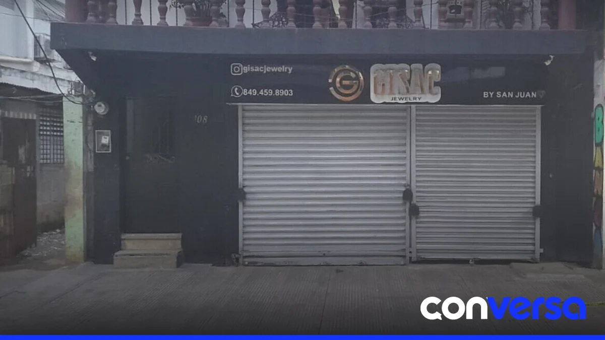 Imagen de una joyería en el sector Villa Juana, Distrito Nacional.