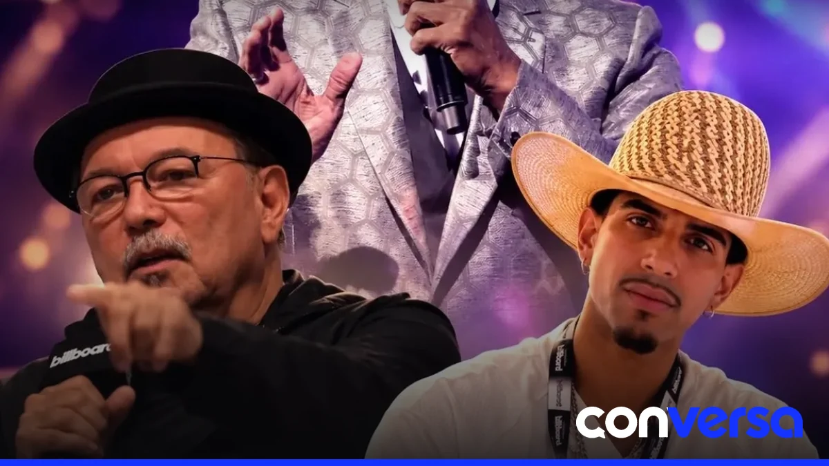 Vigo Ventura en un evento musical durante el Billboard Latin Week.