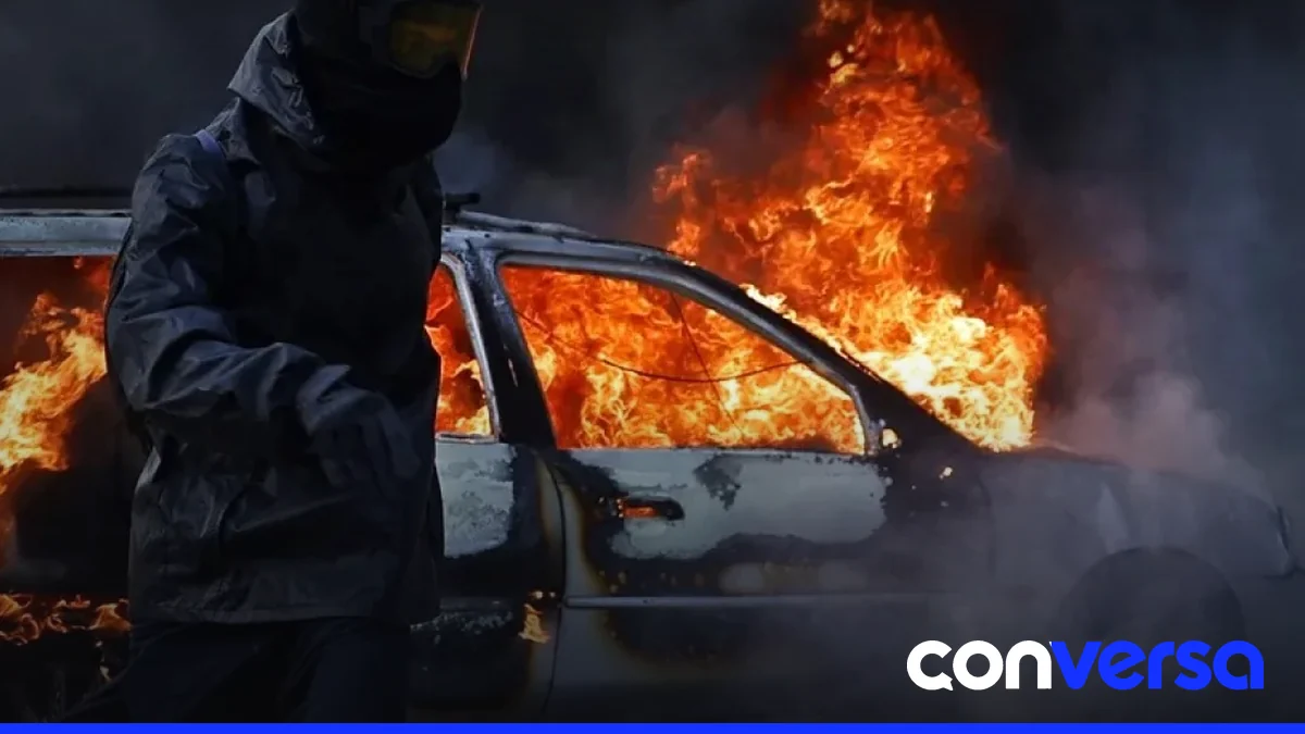 Manifestantes en París durante las protestas del pasado fin de semana.
