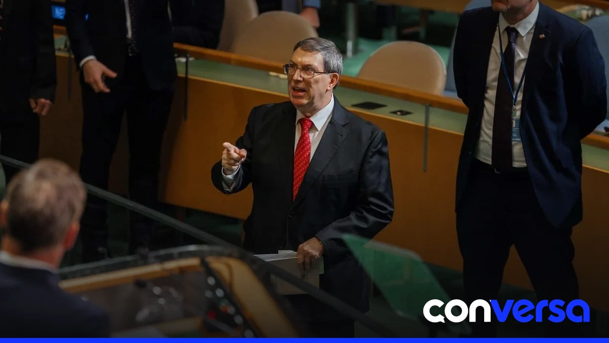 Imagen de la sesión en la ONU donde se debatía la resolución sobre el embargo de EE.UU. contra Cuba.