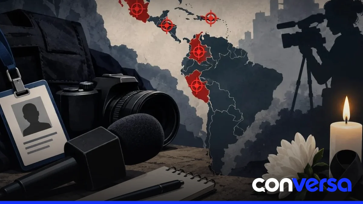 Periodistas en una reunión de la Sociedad Interamericana de Prensa (SIP) en Bogotá.