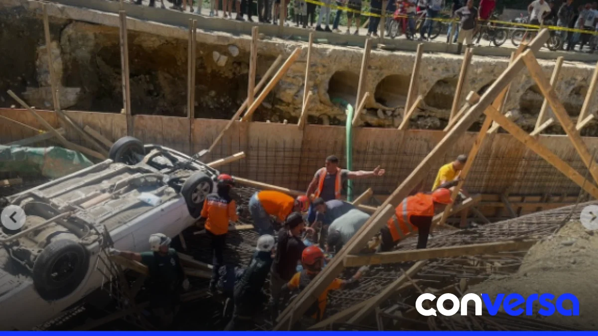 Imagen de un puente en la provincia Duarte, donde ocurrió el accidente vehicular.