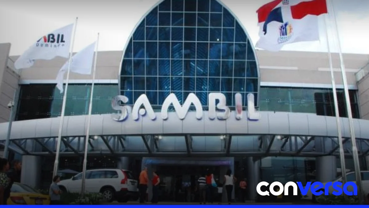 Imagen de la plaza comercial Sambil en Santo Domingo.