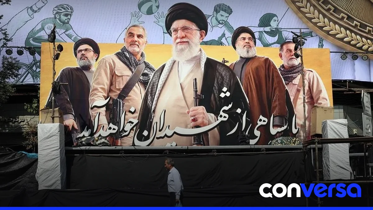 Foto de archivo de una reunión entre representantes de Irán y Estados Unidos.
