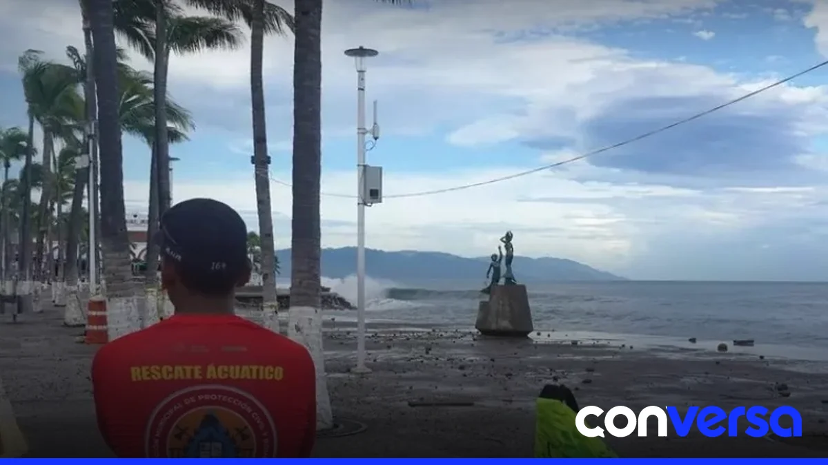 Imagen de un área afectada por el huracán Rachel en Baja California.