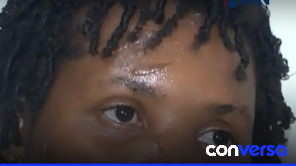 Mujer en casa de acogida tras sufrir un ataque de violencia de género.