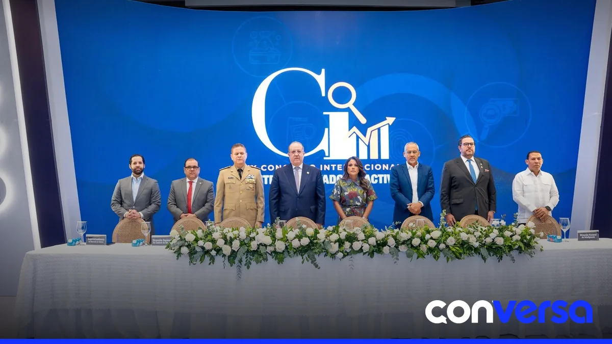 Foto de la Unidad de Análisis Financiera (UAF) durante el IX Congreso Internacional contra el Lavado de Activos.