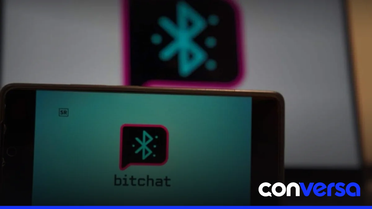 Usuarios de Bitchat utilizando la aplicación en un entorno sin conexión a internet.