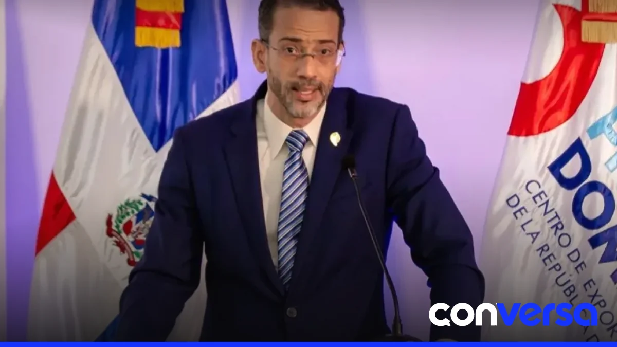 Imagen de un gráfico que muestra el crecimiento de las exportaciones y la inversión extranjera directa en República Dominicana.