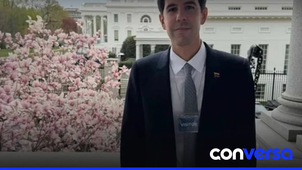 Imagen del canciller de Venezuela, Oliver Blanco, en un video publicado en su cuenta de X.
