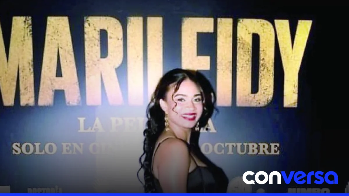 Alondra González en una escena de la película sobre Marileidy Paulino