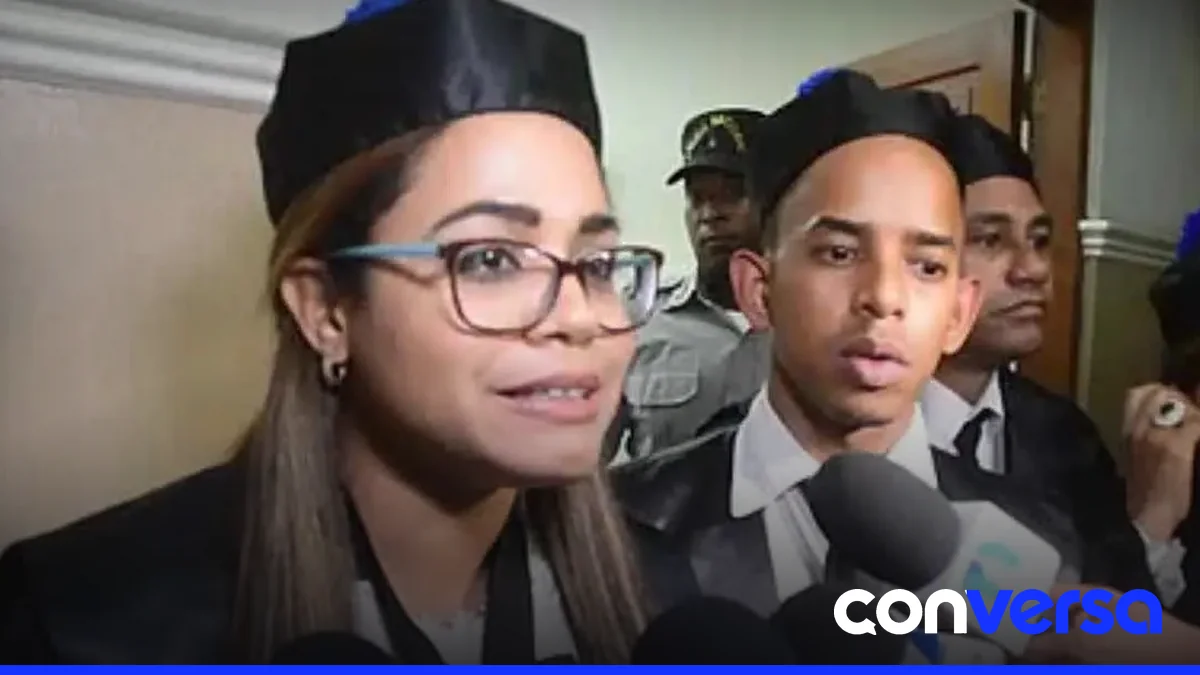 Fiscal titular de San Francisco de Macorís, Smaily Rodríguez, en una audiencia judicial.