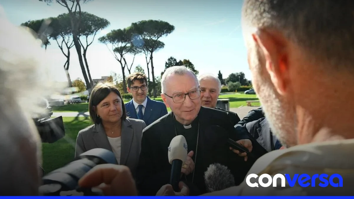 El papa León XIV celebra misa en el hospital Gemelli de Roma.