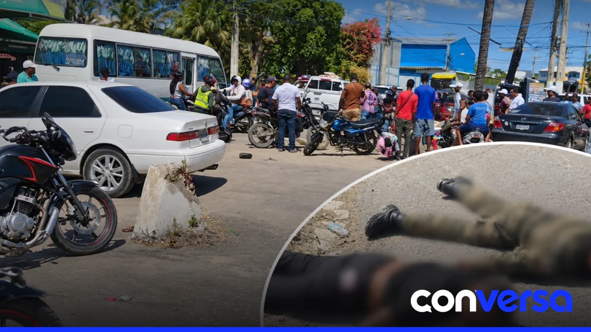 Imagen de una avenida en Dajabón, donde ocurrió el accidente.