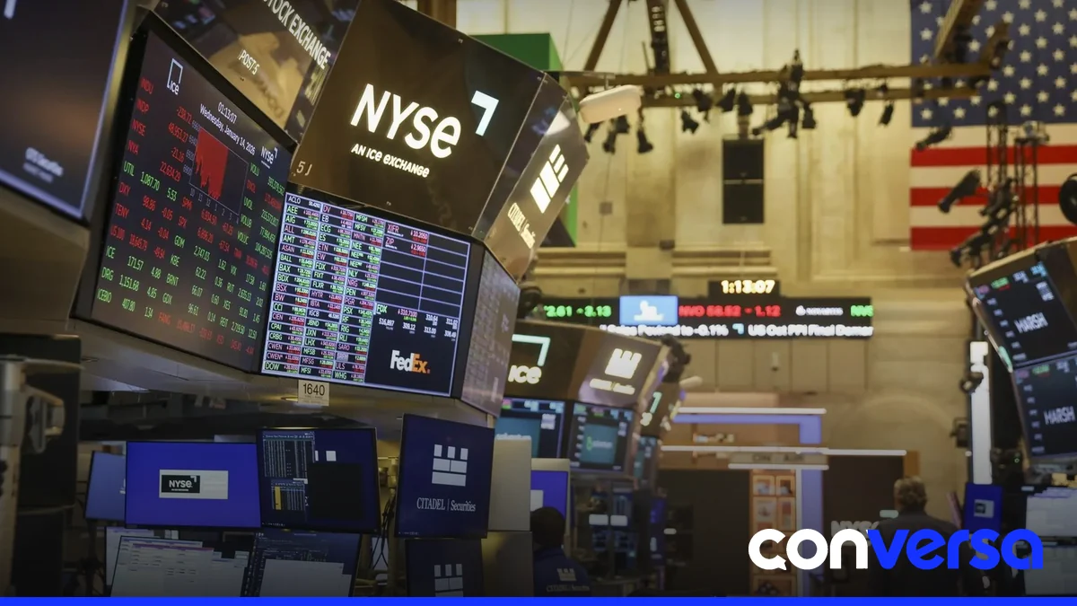 Wall Street en acción durante la apertura de bolsa.