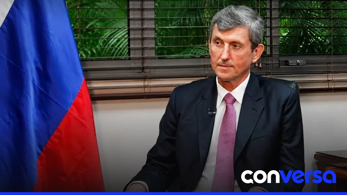 Embajador ruso en República Dominicana, Alexey Victorovich Seredin.
