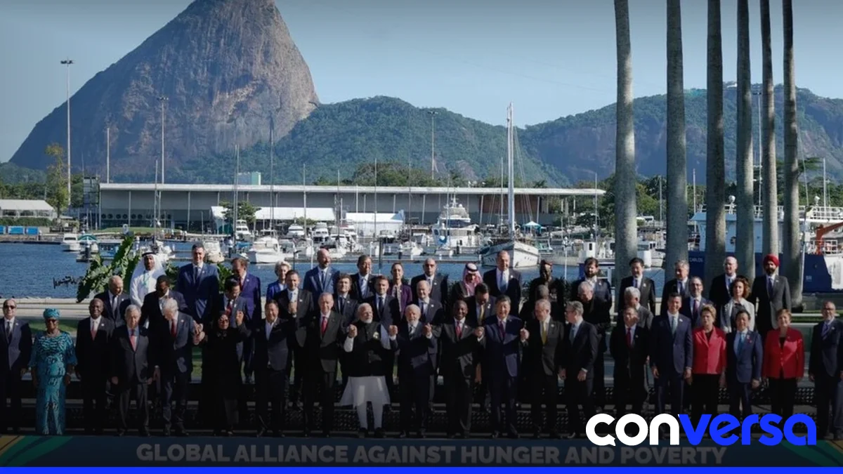 Ministros de Exteriores del G20 en reunión en Atlanta.
