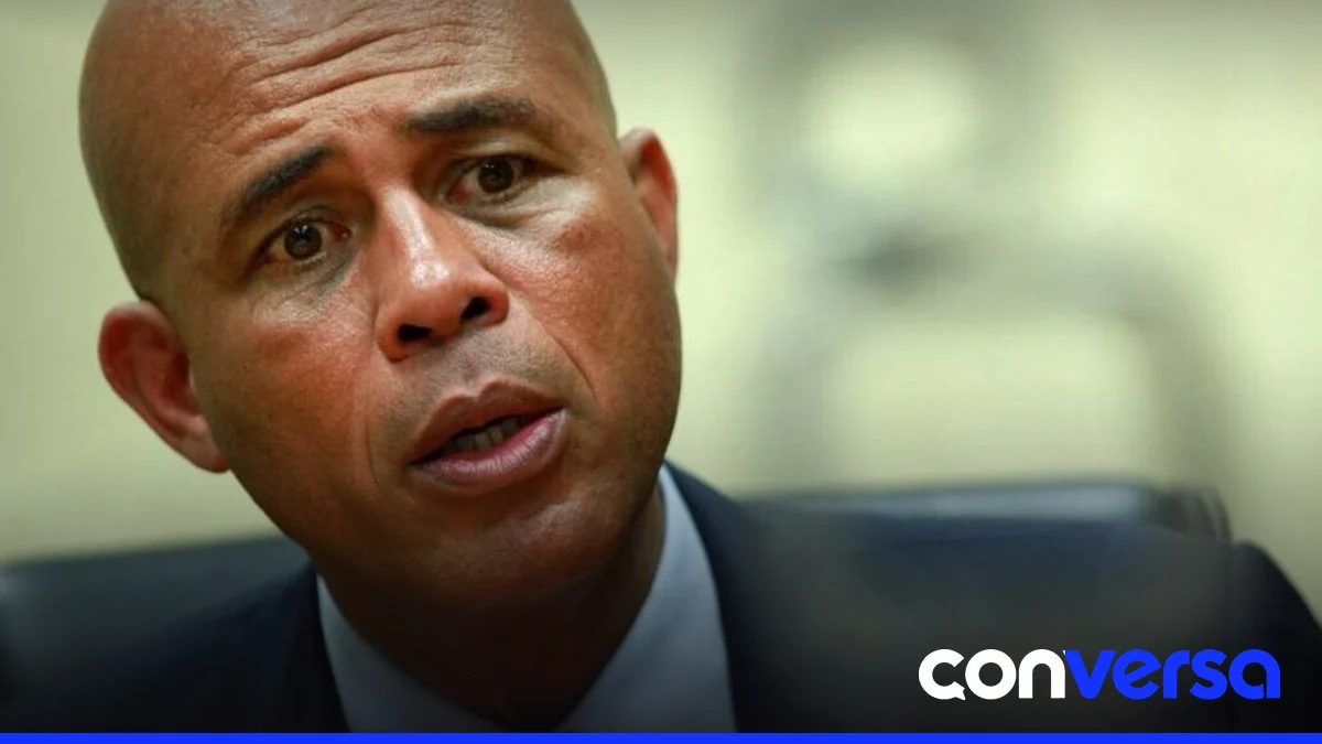 Foto del exmandatario haitiano Michel Martelly.