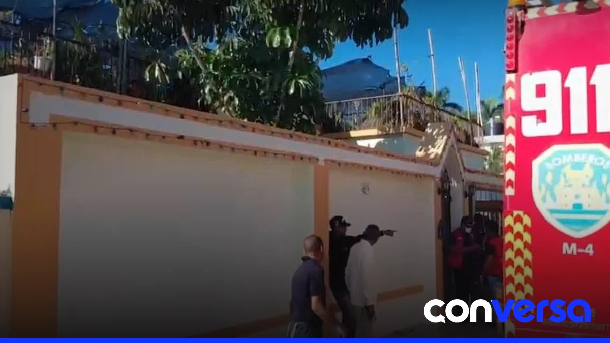 Imagen de una vivienda en el residencial Ciudad Universitaria, en La Vega.