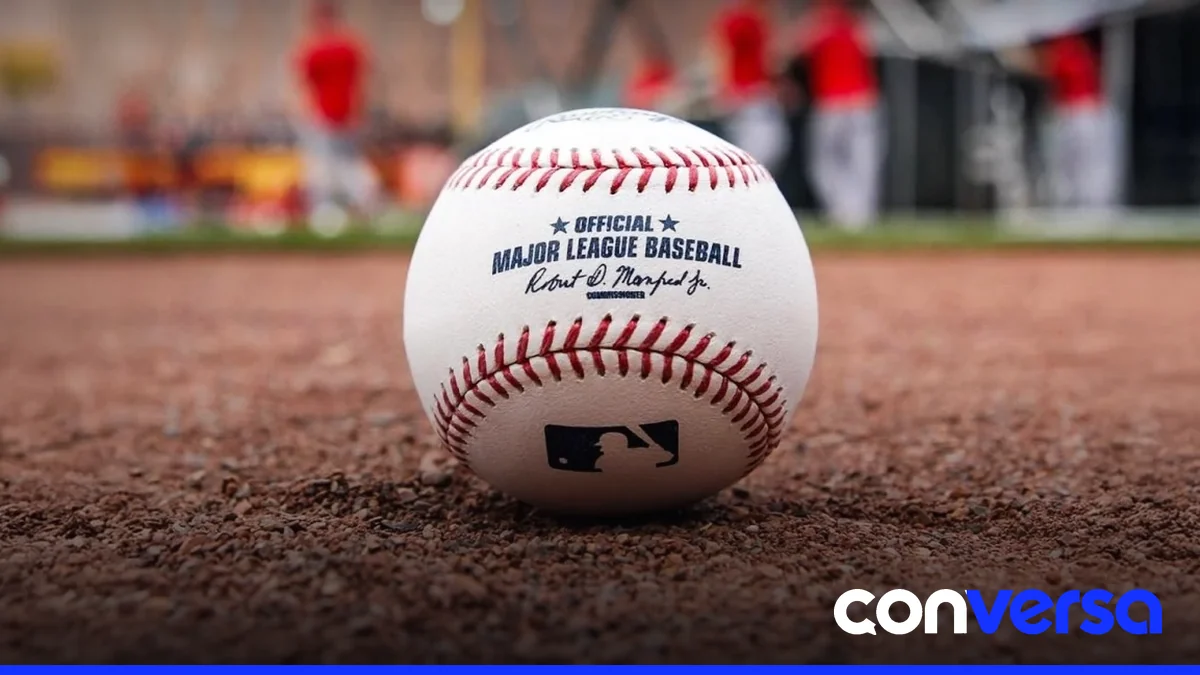 Jugadores de la MLB en reunión de negociación laboral.