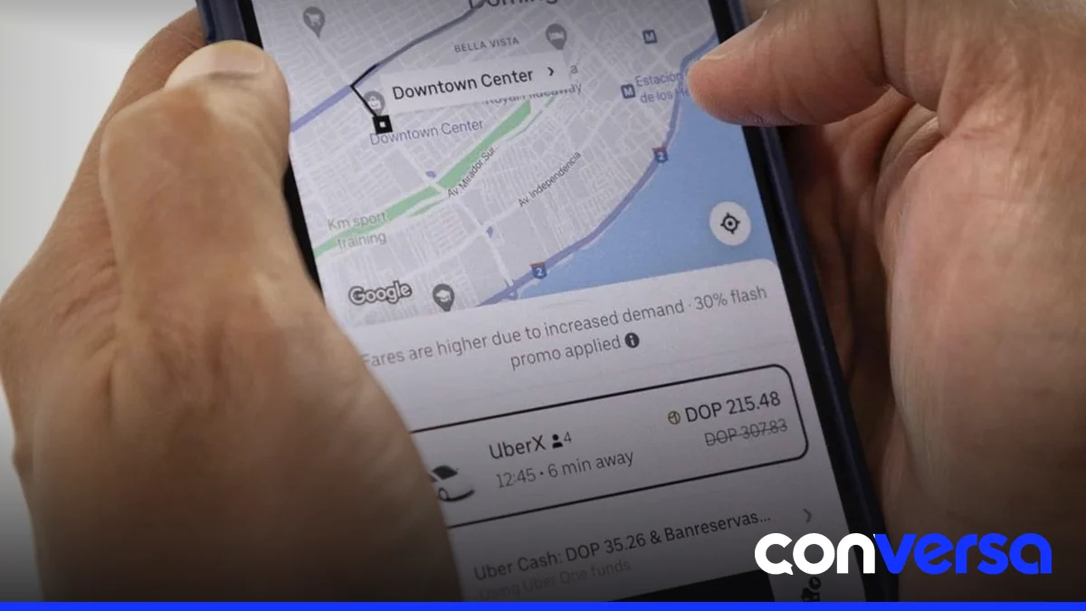 Usuarios de Uber en República Dominicana notan que la aplicación prioriza opciones más caras en algunas consultas.